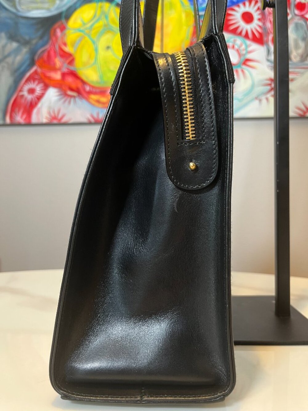 Salvatore Ferragamo Vintage Vara Bow Black Leather Shoulder Bag Code BC216676 - Picture 6 of 15